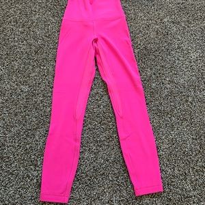 lululemon align high-rise leggings 25" in Sonic Pink